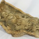 Nirvana Hotei Buddha Sculpture reclining Handmade Balinese Art Wood carving