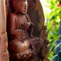 Tranquility Buddha Balinese Wood Carving Sculpture Wishing Jewel Mudra Bali Art