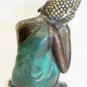Thinking Buddha Statue Solid Bronze lost wax cast sculpture Balinese art