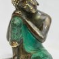 Thinking Buddha Statue Solid Bronze lost wax cast sculpture Balinese art
