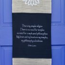 Ganesha Positive Affirmation Wall Hanging Banner Kindness hand woven Bali Art