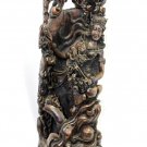 Dewi Ratih Moon Goddess Kala Rau Demon Sculpture Balinese Myth Wood Carving Art