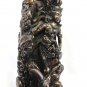 Dewi Ratih Moon Goddess Kala Rau Demon Sculpture Balinese Myth Wood Carving Art