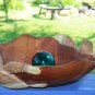 Nautical Twin Sea Turtle Fruit Bowl Centerpiece hand Carved Suar Wood Bali Art