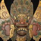 Barong Singa Mask Boma Hand Carved Wood Balinese Indonesian Folk art