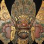 Barong Singa Mask Boma Hand Carved Wood Balinese Indonesian Folk art