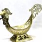 Bronze Rooster Figure Decorative Fruit Bowl handmade Indonesian art