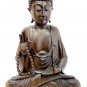 Teaching Vitarka Buddha Statue Hand Carved Wood Sculpture Balinese Buddhist art