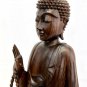 Teaching Vitarka Buddha Statue Hand Carved Wood Sculpture Balinese Buddhist art