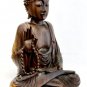 Teaching Vitarka Buddha Statue Hand Carved Wood Sculpture Balinese Buddhist art