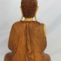 Teaching Buddha Statue Vitarka Mudra Hand Carved Wood Balinese Art sculpture