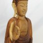 Teaching Buddha Statue Vitarka Mudra Hand Carved Wood Balinese Art sculpture