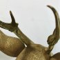 Old Deer Stag Altar Figure Hand Carved Teak Wood Indonesian folk art statue