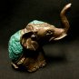 Bronze mini Lucky elephant Statue Bali Art Handmade lost wax casting 4&acirc;��