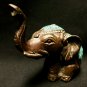 Bronze mini Lucky elephant Statue Bali Art Handmade lost wax casting 4â