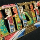 Balinese Melasti wall art Panel Architectural relief Hand carved Painted