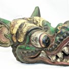 Vintage Balinese Garuda Eagle Mask Hand Carved wood Bali FOLK ART Indonesian