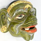 Balinese Wayang WONG Dance Mask Topeng Carved Polychrome wood Indonesian ART