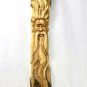 Tree Spirit Wizard Mask wall art sculpture hand carved handmade Woodcarving