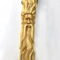 Tree Spirit Wizard Mask wall art sculpture hand carved handmade Woodcarving