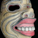 Vintage Balinese Mask Gummy Grin Man Wearable Topeng hand Carved wood Bali ART
