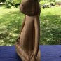 Buddha Frog Yoga Pose Statue hand carved wood Sculpture Balinese Art
