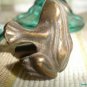 FROG Knob handle Drawer Pull TOAD Amphibian solid brass Balinese Art