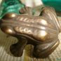 FROG Knob handle Drawer Pull TOAD Amphibian solid brass Balinese Art