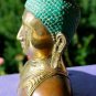 Serene Bronze Buddha head Statue Handmade lost wax cast Sculpture Bali Art