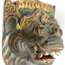 Vintage Balinese Mask Barong Raksasa Demon Topeng Hand carved wood Bali art