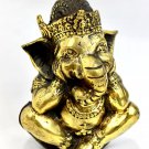 Bronze Baby Ganesha Statue Thinking Bali Art Handmade lost wax Balinese art