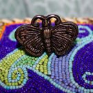 Butterfly Moth Brass Knob Drawer Pull Door Cabinet Handle Wall Hook Bali Art
