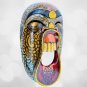 Balinese Bondres Mask Demon SCREAMING Tattoo Face Bali Folk Art Wall Decor Hand