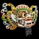 Balinese Mask Barong Protector Guardian  Mask Polychrome Hand Carved wood Carvin
