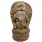 Ganesha Garden Statue cast stone Hindu Elephant God Sculpture Balinese Yard art