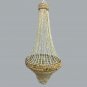 Seashell Chandelier Accent Hanging Lamp Natural Shell Mobile Nautical Beach