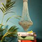 Seashell Chandelier Accent Hanging Lamp Natural Shell Mobile Nautical Beach