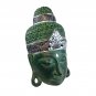 Serene Buddha Mask wall art sculpture Balinese Hand Carved Wood Home Decor 20"