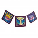 Prayer Flag Gaia Mother Earth Goddess Wall hanging Banner Bali Batik Garden Art