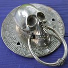 Gothic Skull Door knocker Pull Handle Skeleton Bronze lost wax Cast Bali Art