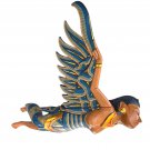 Balinese Dewi Sri Winged Goddess Mobile Demon Chaser Carved Wood Folk Art 30"