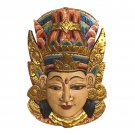 Balinese Rama & Sinta Mask God Goddess Ramayana Wall Decor Folk art carved wood