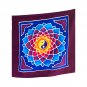 Prayer Flag Buddha Yin Yang Mandala Wall hanging Banner Bali Batik Yard Art