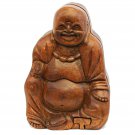 Lucky Buddha Hotai secret puzzle Box Stash Trinket jewelry carved wood Bali art
