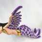Bali Winged Mermaid Goddess Mobile Spirit Guardian Carved wood Balinese art 15"