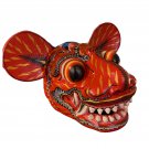 Balinese Barong Macan Tiger Mask Guardian Topeng Demon Bali Wall Art carved wood