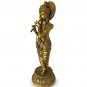 Krishna Upon Padma Base Statue Handmade Bronze lost wax cast Sculpture Bali Art
