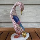 Herend Rust fish net Goose laying golden egg