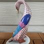 Herend Rust fish net Goose laying golden egg