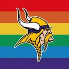Minnesota Vikings Pride Flag 3x5ft Banner Polyester American Football vikings026